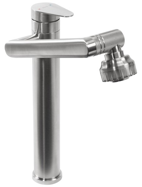 Baterie pentru baie Rea PACO Nickel Brush INOX High