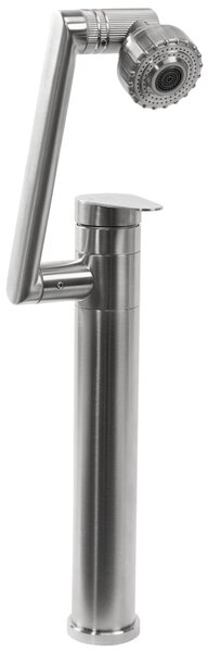 Baterie pentru baie Rea PACO Nickel Brush INOX High