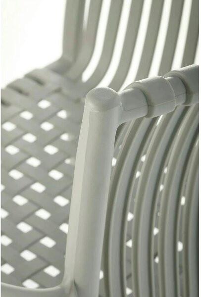 Scaun K492, gri, polipropilen, 60X56X84 cm
