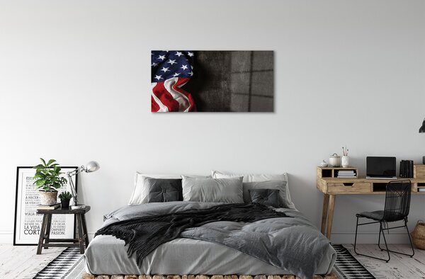Tablouri pe sticlă Statele Unite ale Americii flag