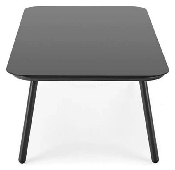 Set gradina ROCCA, gri, sticla/otel/stofa, cu masuta, 2 scaune si cana