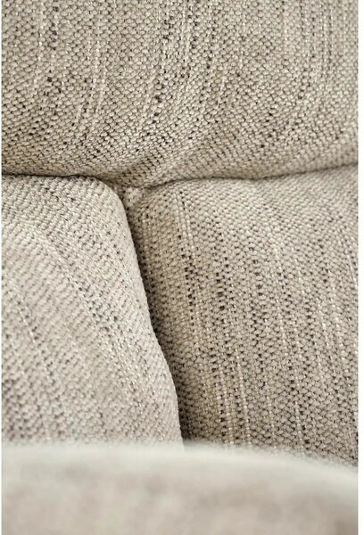 Scaun pentru living K495, bej/negru, stofa clasica/metal, 60x65x87 cm
