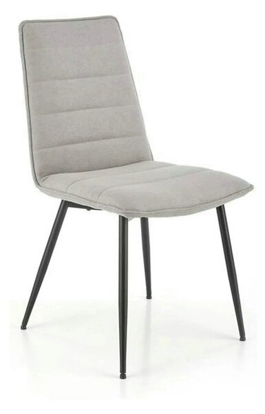 Scaun K493, gri/negru, stofa clasica/metal, 47x60x92 cm