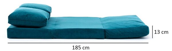 Canapea extensibila cu 2 locuri Matilda, Multicolor, 120x62x68 cm