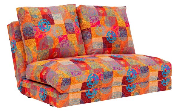 Canapea extensibila cu 2 locuri Matilda, Multicolor, 120x62x68 cm