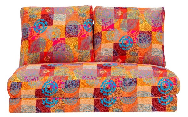 Canapea extensibila cu 2 locuri Matilda, Multicolor, 120x62x68 cm