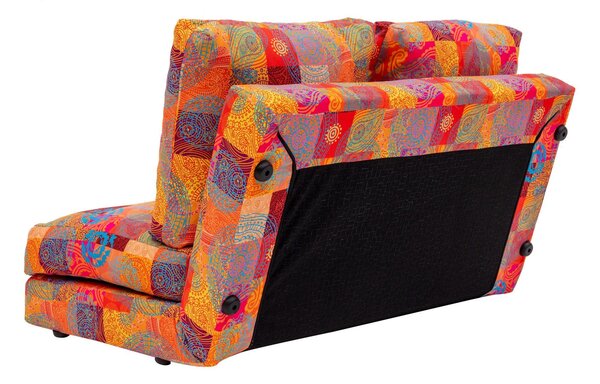 Canapea extensibila cu 2 locuri Matilda, Multicolor, 120x62x68 cm
