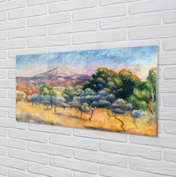 Panouri de sticlă Arta pictat vedere tomnatic