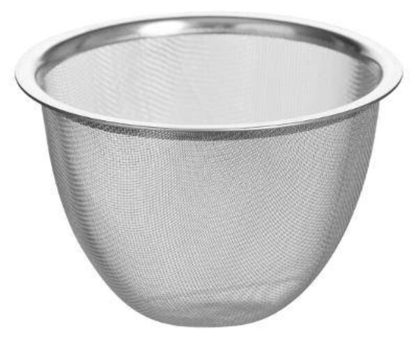 Ceainic din Ceramica cu infuzor metalic si maner Bambus, NATURAL Bej, 800ml