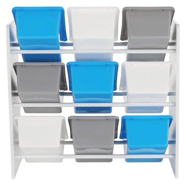 KONDELA Organizator/raft pentru jucării, multicolor/model, DARLING TIP 3