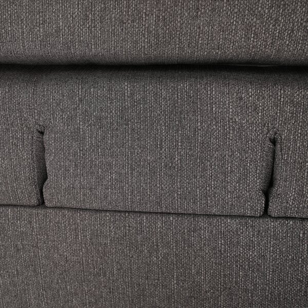 KONDELA Pat electric reglabil, cu arcuri, gri, 120x200, GERONA NEW