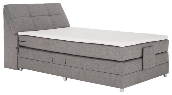 KONDELA Pat electric reglabil, cu arcuri, gri, 120x200, GERONA NEW