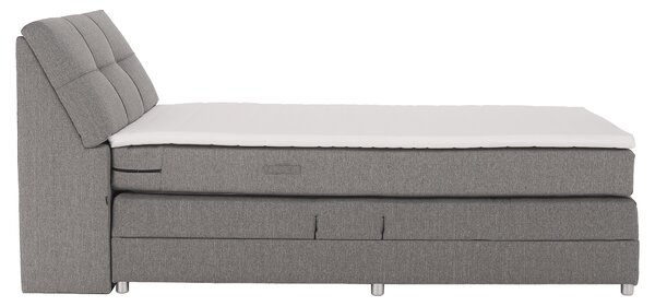KONDELA Pat electric reglabil, cu arcuri, gri, 120x200, GERONA NEW