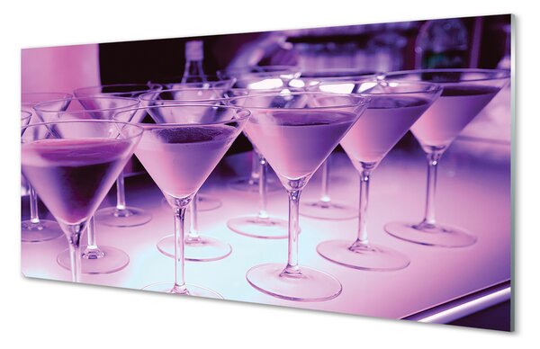 Panouri de sticlă Cocktail-uri în pahare