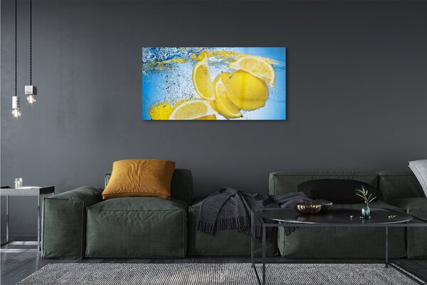 Tablouri acrilice Lemon în apă