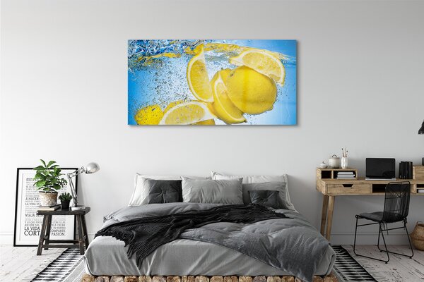 Tablouri acrilice Lemon în apă