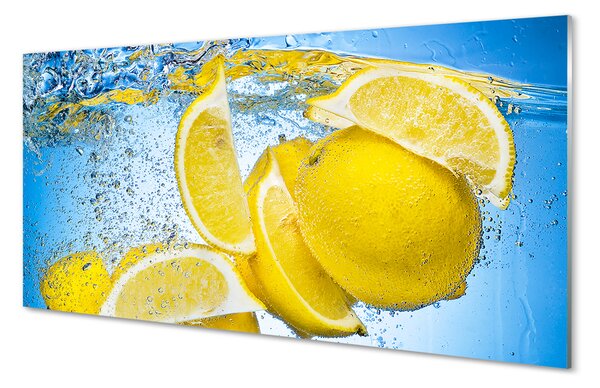 Tablouri acrilice Lemon în apă