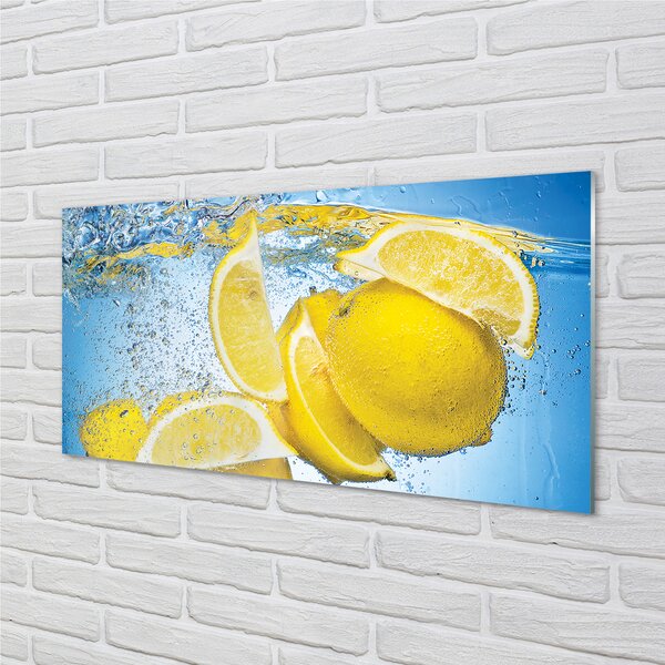 Tablouri acrilice Lemon în apă