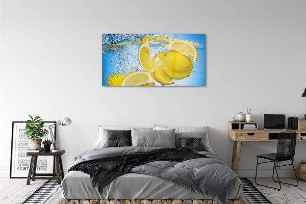 Tablouri acrilice Lemon în apă