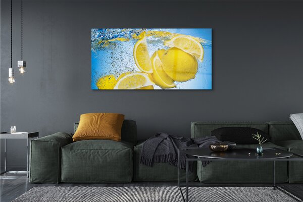 Tablouri acrilice Lemon în apă