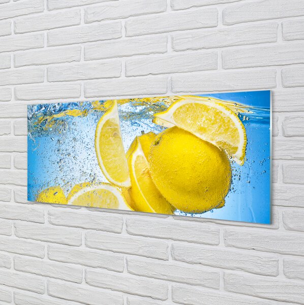 Tablouri acrilice Lemon în apă