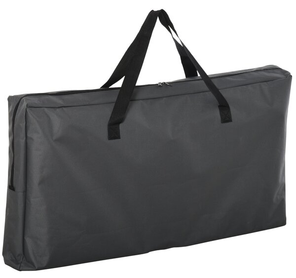 Outsunny Bucatarie de Camping, 3 Etajere și Geanta de Transport, Cadru din Aluminiu 96Lx49.5Px104cm Gri | Aosom Romania