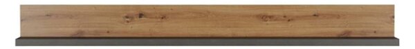 Polita FOLLOW, stejar artisan, PAL laminat, 180X22X20 cm