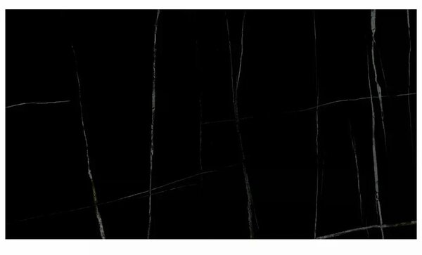 Masa extensibila SALVADORE CERAMIC, negru mat cu efect de marmura, sti