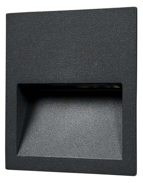 Lucande - Loya Square Spoturi Exteriorul Încastrat IP54 Dark Grey Lucande