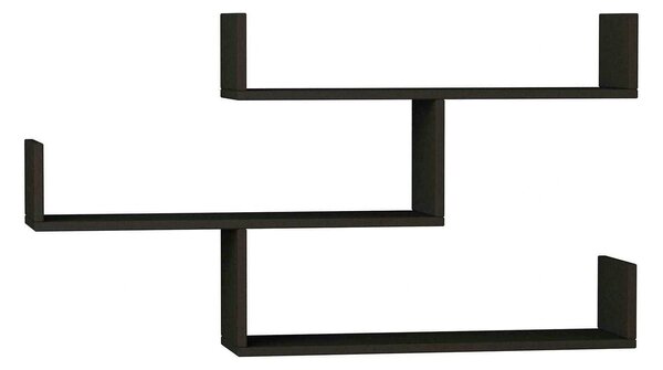 Raft TIBET, gri antracit, PAL melaminat, 120x22x67 cm