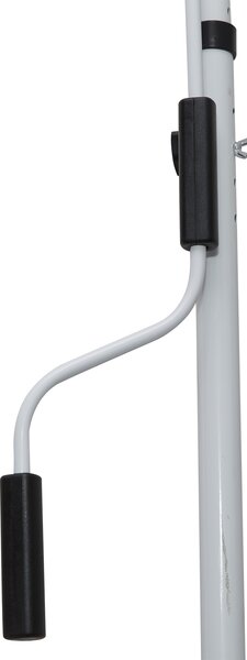 Outsunny Copertina Retractabilă pentru Terasă și Grădină, Rulou cu Manivelă, Design Modern, Alb și Verde, 200x150 cm | Aosom Romania