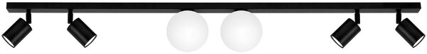 Kaja Swing lampă de tavan 6x10 W alb-negru K-5492