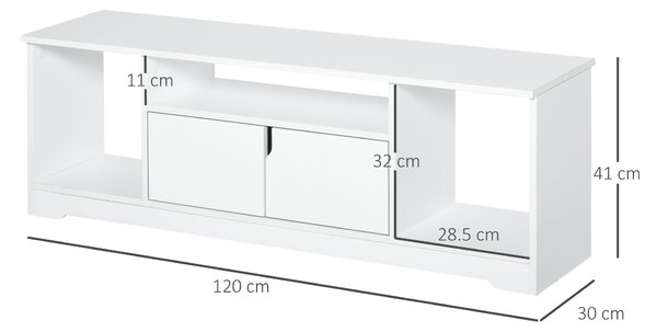 Mobilier Suport TV de pana la 45" HOMCOM cu Dulap si Etajere | Aosom Romania