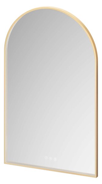 Cersanit Crea II oglindă 50x80 cm oval cu iluminare cu covoraș de încălzire auriu S1058–038
