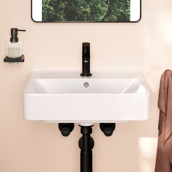 Hansgrohe Xanuia Q lavoar 50x39 cm dreptunghiular clasică alb luciu 60131450