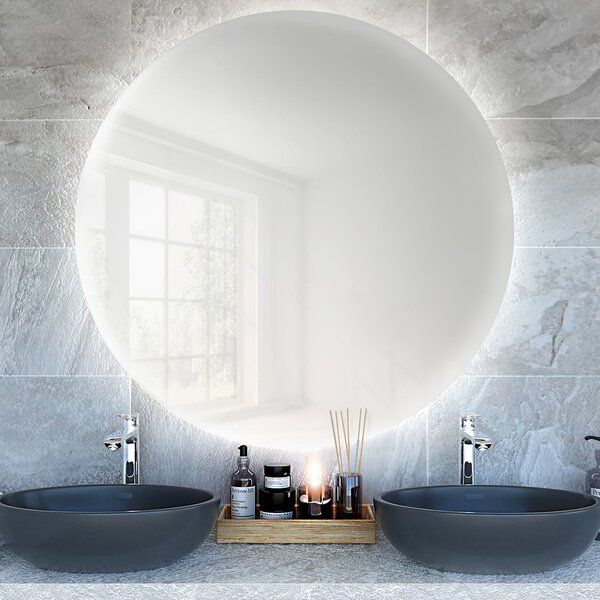 Baltica Design Bright oglindă 50x50 cm rotund cu iluminare 5904107912554