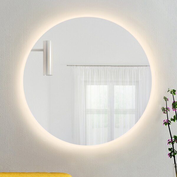 Baltica Design Bright oglindă 60x60 cm rotund cu iluminare 5904107912578