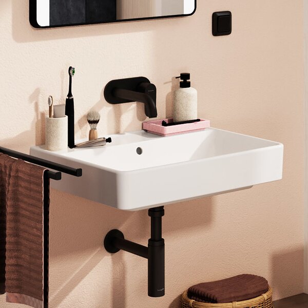 Hansgrohe Xanuia Q lavoar 60x48 cm dreptunghiular clasică alb luciu 60240450