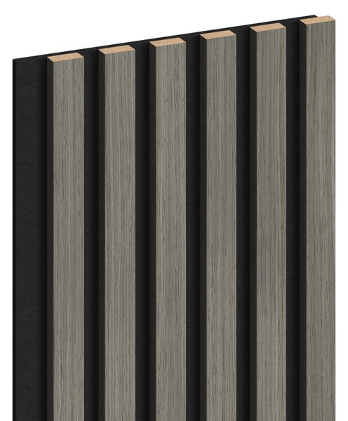 Mexen Lam-F, lamele acustice de perete 275 × 30 cm, suport din fetru 8 mm, furnir tehnic, stejar Heritage, S105-275307-3015-008