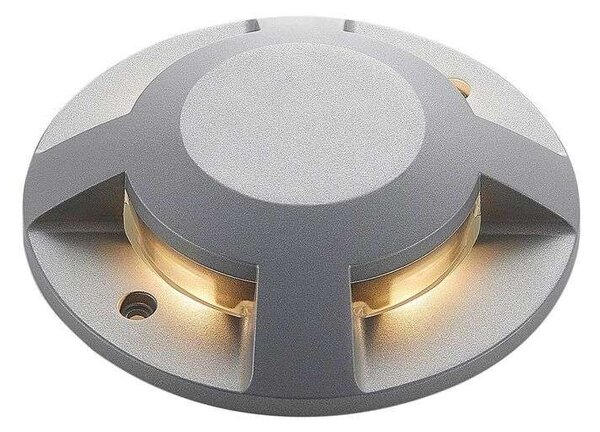Lucande - Jeffrey LED 4 Spoturi Incastrabile Exterior Silver