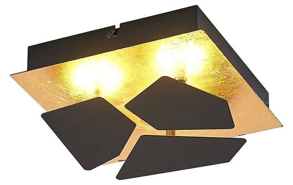 Lindby - Sorea LED Plafonieră Black/Gold Lindby