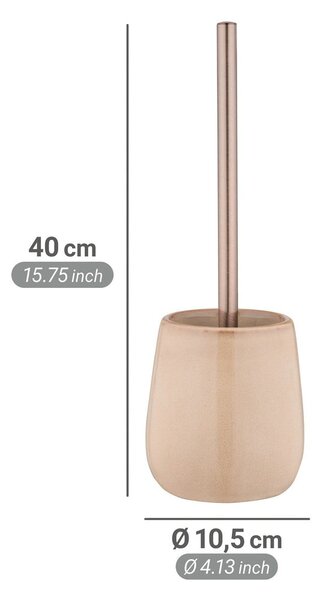 Perie de WC bej din ceramică Sirmione – Wenko