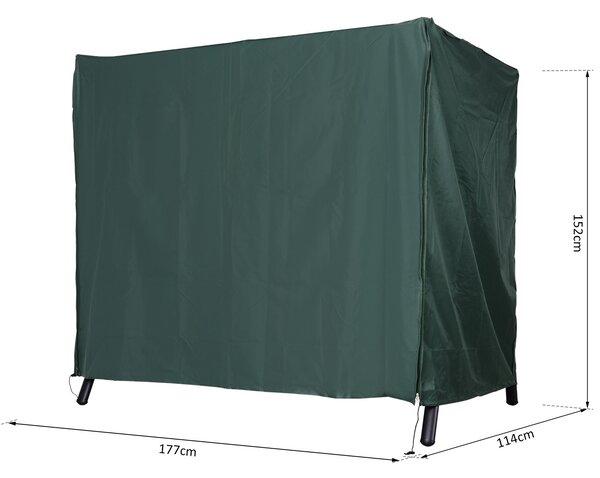 Outsunny Prelata Impermeabila pentru Balansoar din Tesut Oxford 177x114x152cm | Aosom Romania