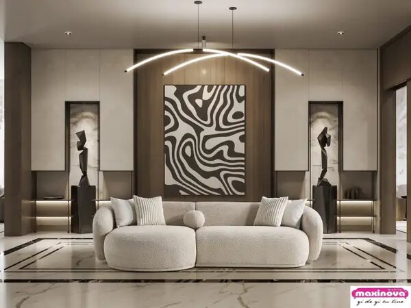 Coltar modern Boucle Leon