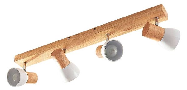 Lindby - Thorin 4 Plafonieră Wood/White Lindby