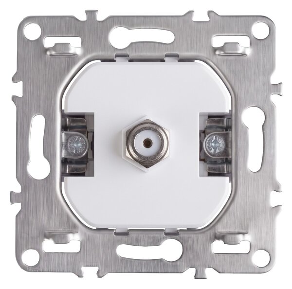 Priză pentru Antenă cu Ramă OSTE JNH012-A WHITE