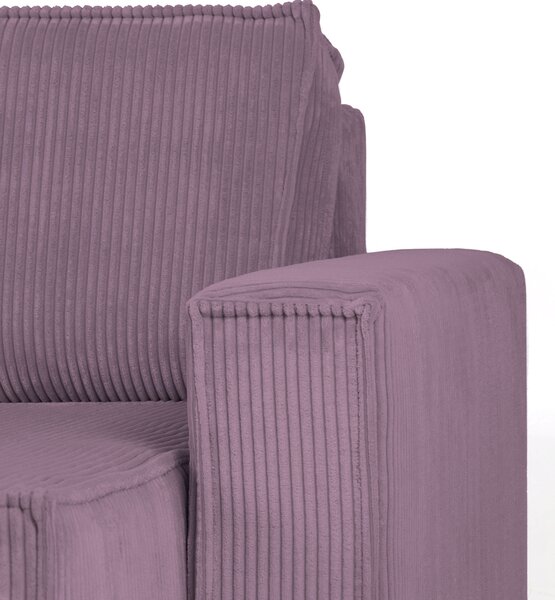 Canapea extensibila cu colt bilateral Culoare Roz, SMART
