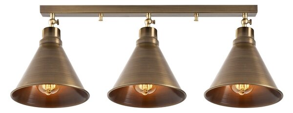 Plafonieră bronz cu abajur din metal ø 20 cm Tramino – Opviq lights