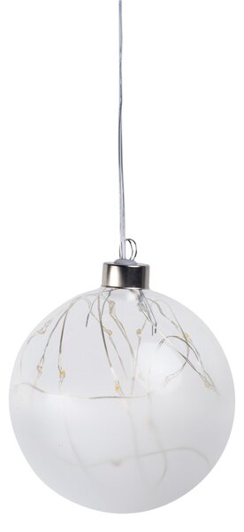 Räder Ornament mat din sticla luminat LED