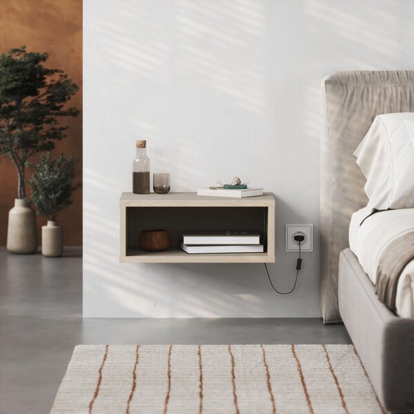 Noptieră Bricen (bej-gri). Promo -20%. 1153307
